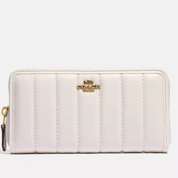 Coach Pebble Leather Chaise Crossbody NWT & Coach Accordion Zip Around Wallet - Picture 4 of 14